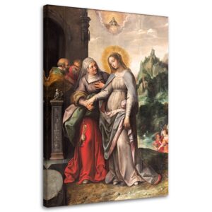 Obraz na płótnie, Nawiedzenie św. Elżbiety Francken Antwerpia