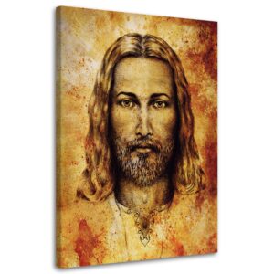 Obraz na płótnie, Całun Turyński Twarz Jezusa Chrystusa