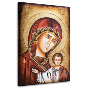 Obraz na płótnie, Matka Boska z Dzieciątkiem, bizantyjska ikona Bratysława, Segowia
