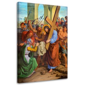 Obraz na płótnie, Jezus i św. Weronika Droga Krzyżowa Wiedeń