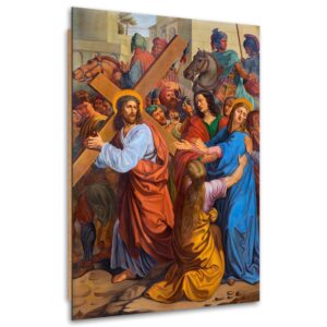 Obraz Deco Panel, Jezus spotyka Matkę Droga Krzyżowa Wiedeń