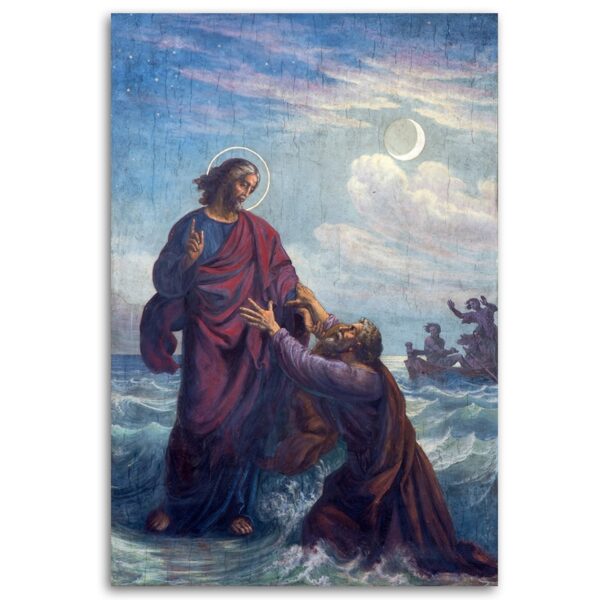 Obraz na płótnie, Tonący św. Piotr i Jezus, Wiedeń